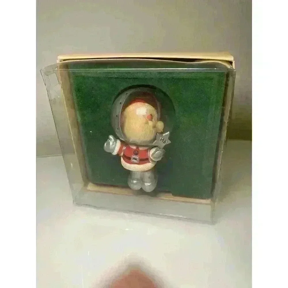 Vintage Hallmark Keepsake Santa Ornament Bundle 80s & 90s In Boxes Used 5 Total